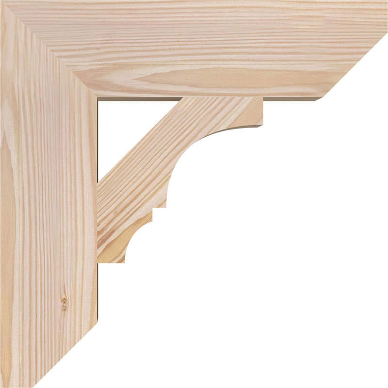 Support lisse à lattes Balboa l 3 3 po x P 14 po x H 14 po, Sapin de Douglas, Lisse, H 14 po x l 3,5 po x P 14 po