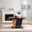 Extendable Dining Table With Built-In Storage, Wooden Table With Sturdy Metal Frame And MDF Base, Adjustable Tabletop-1705656215-1705656218