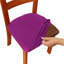 Housse de chaise à coussin élastique doux de couleur unie à haute élasticité et housse de siège douce et confortable-132577686