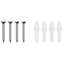 Chimney Head Extension Silver Stainless Steel-1065457338
