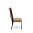 5 Piece Dining Room Set Includes a Rectangle Wooden Table with Butterfly Leaf and 4 Light Sable Linen Fabric Parsons Dining Chairs, Mahogany-254852319