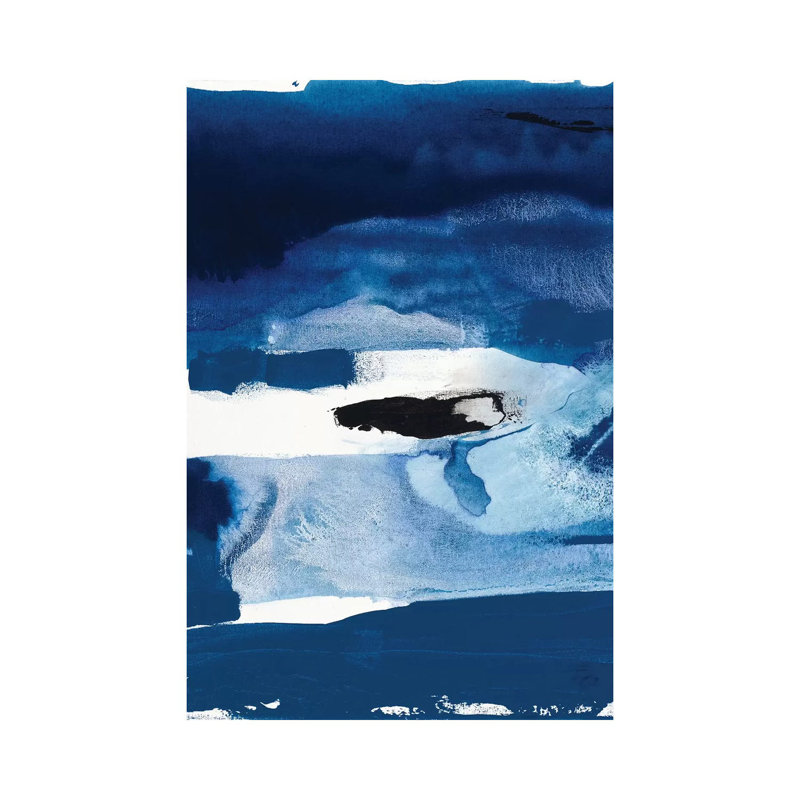 Blue Amore II by Sisa Jasper - Gallery-Wrapped Canvas Giclée on Canvas, Wrapped Canvas, 30.48 cm H x 45.72 cm W