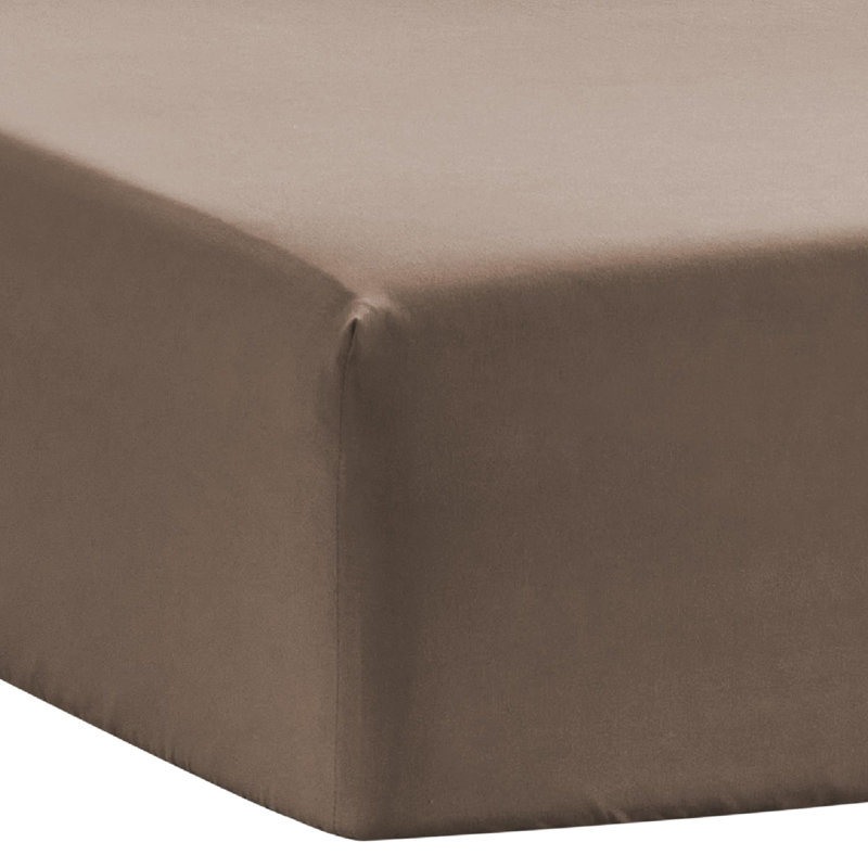 Bedsure Bed Fitted Sheet With 16 Inch Deep Pocket, King Fitted Sheet, Khaki