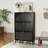 24 Pair Shoe Storage Cabinet With 3 Flip Drawers, Free Standing Hidden Shoe Organizer-684019527