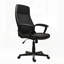 Fauteuil de direction ergonomique à dossier moyen avec support lombaire et fonctions réglables pour une assise confortable
