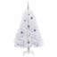 Arbre de Noël artificiel vidaXL blanc 31,50 po x 31,50 po x 59,06 po-2025360708-2025360700-2025360714