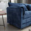 Canapé modulaire en tissu chenille avec poches latérales-96707530
