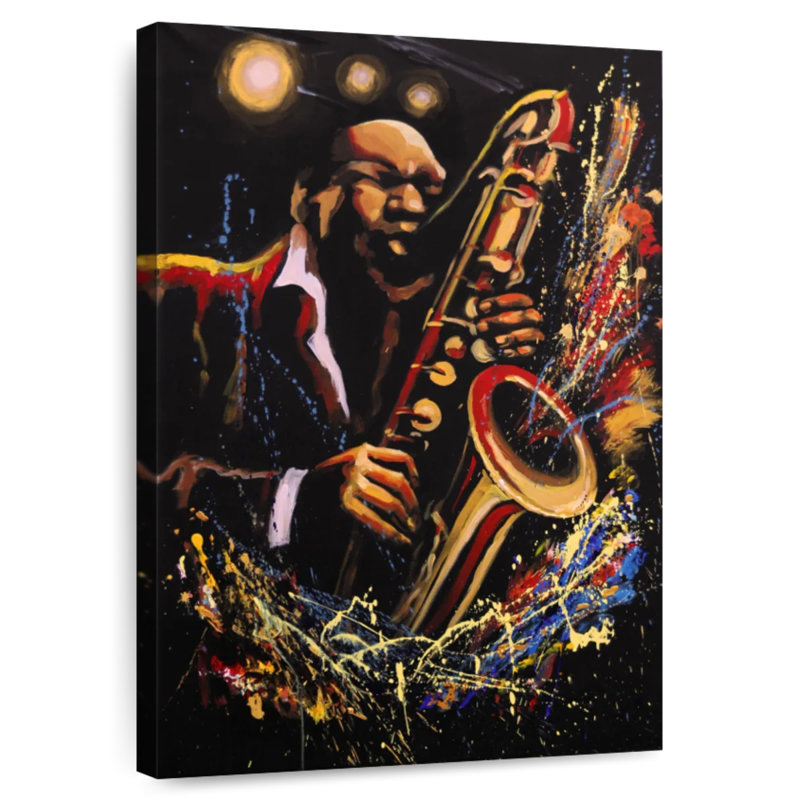 Abarca Jazz Acrylic, 12" H x 8" W