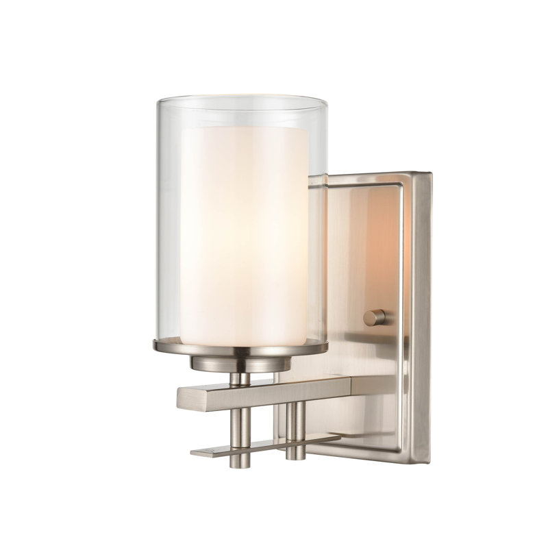 Reeser Armed Sconce, Brushed Nickel