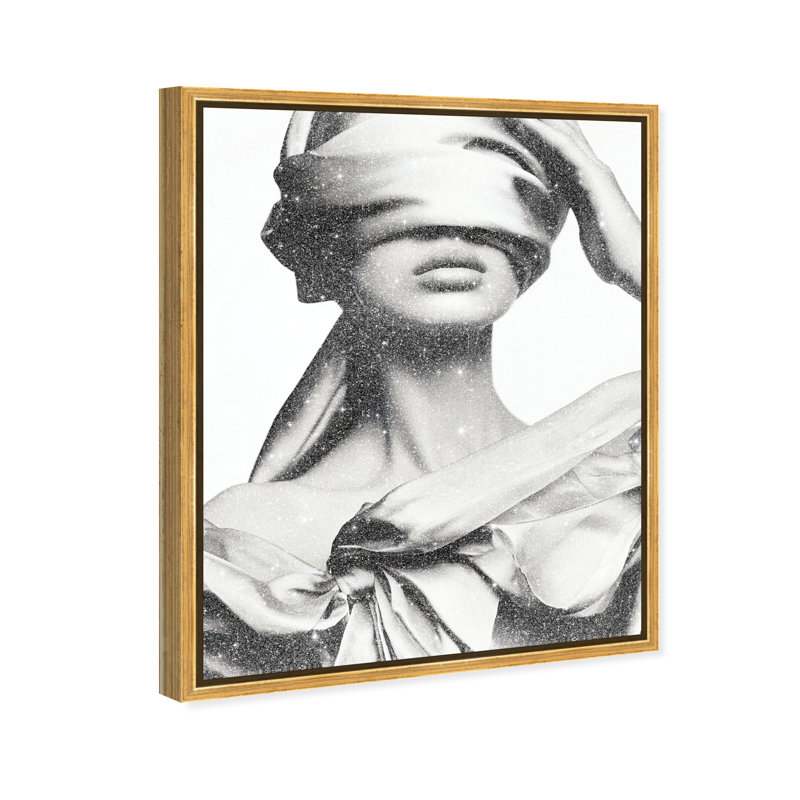 Blinded Grace II Print by Oliver Gal, 17"H x 21"W, Gold Floater Frame