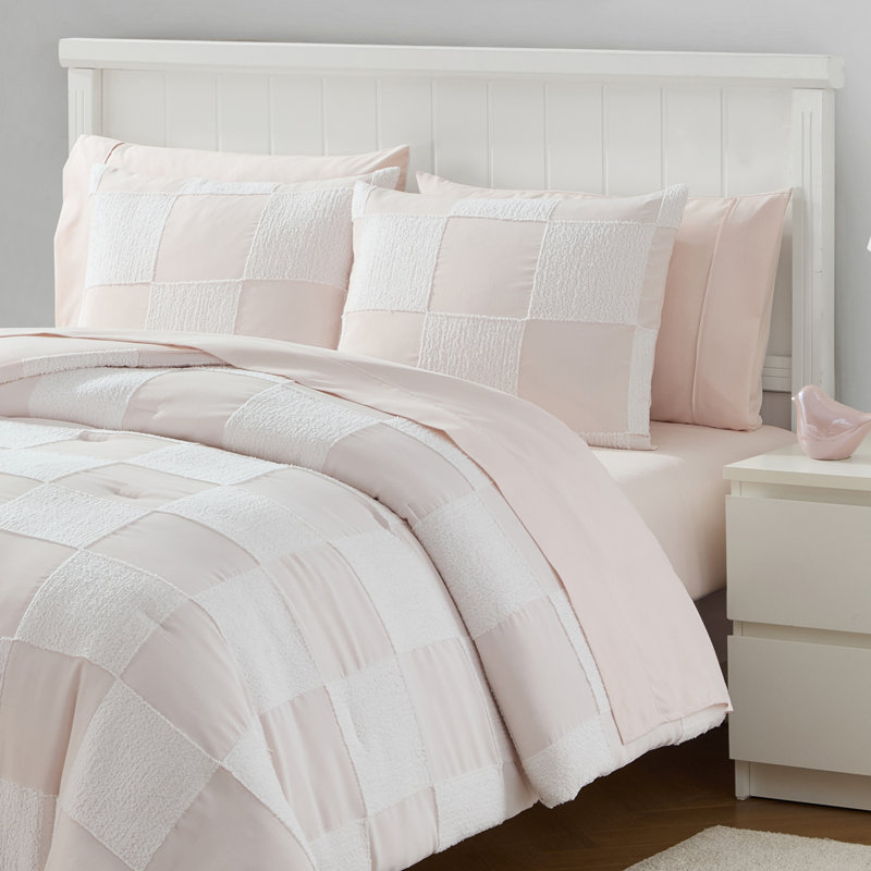 L'ensemble de literie en chenille pour enfants comprend un ensemble de draps de Sweet Home Collection®, Double