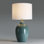 Lampe de table 22,5 po en céramique avec abat-jour tambour