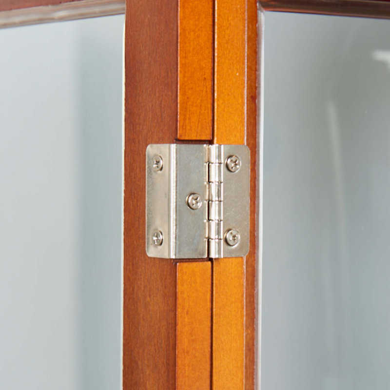 Curio Cabinet Lighted Curio Diapaly Cabinet with Adjustable Shelves and Mirrored Back Panel