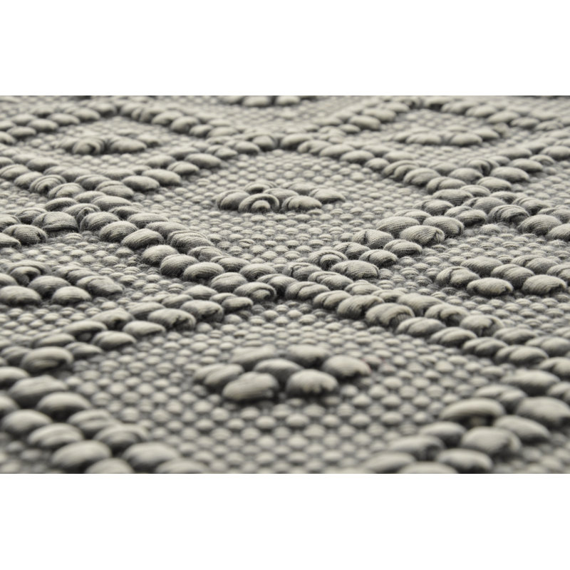 Bath Rug, Anthracite, 70cm W x 120cm L