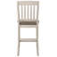 Chaise en bois Aleksi crème rustique