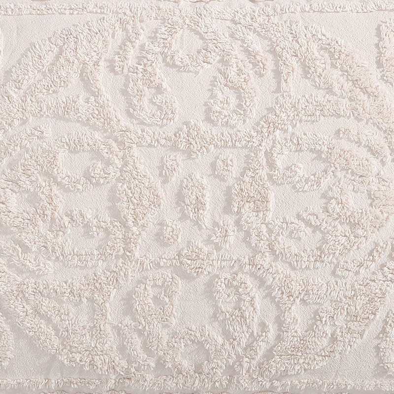 Taie décorative en chenille, Rosé, Taie décorative standard