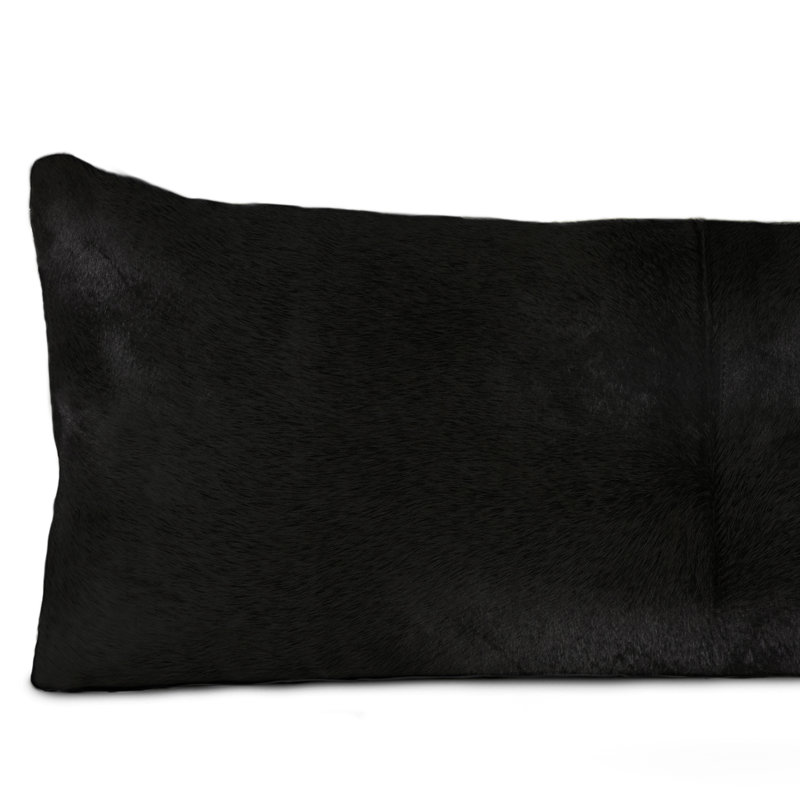 Morgan Lumbar Pillow Cover & Insert, Black