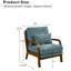 Chaise longue en bois avec revêtement Nubby-132005855