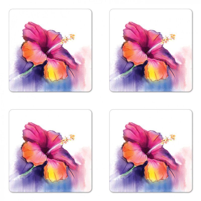 Square 4 Piece Coaster Set