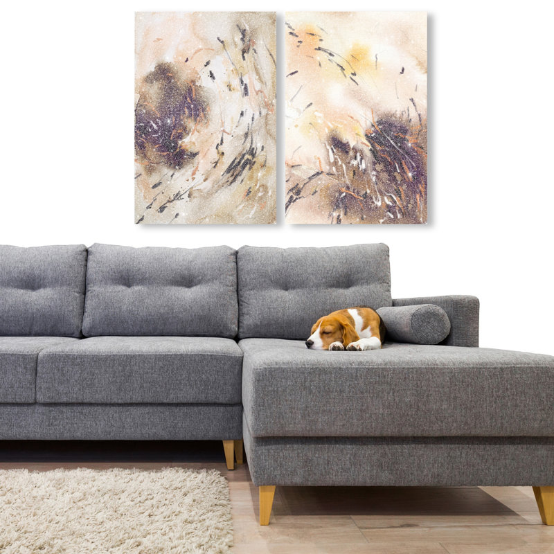 Floating Autumn Set Set by Oliver Gal, 72"H x 48"W, Gallery Wrapped