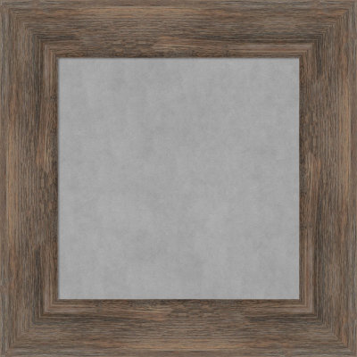 Tableau magnétique encadré en bois dur moka