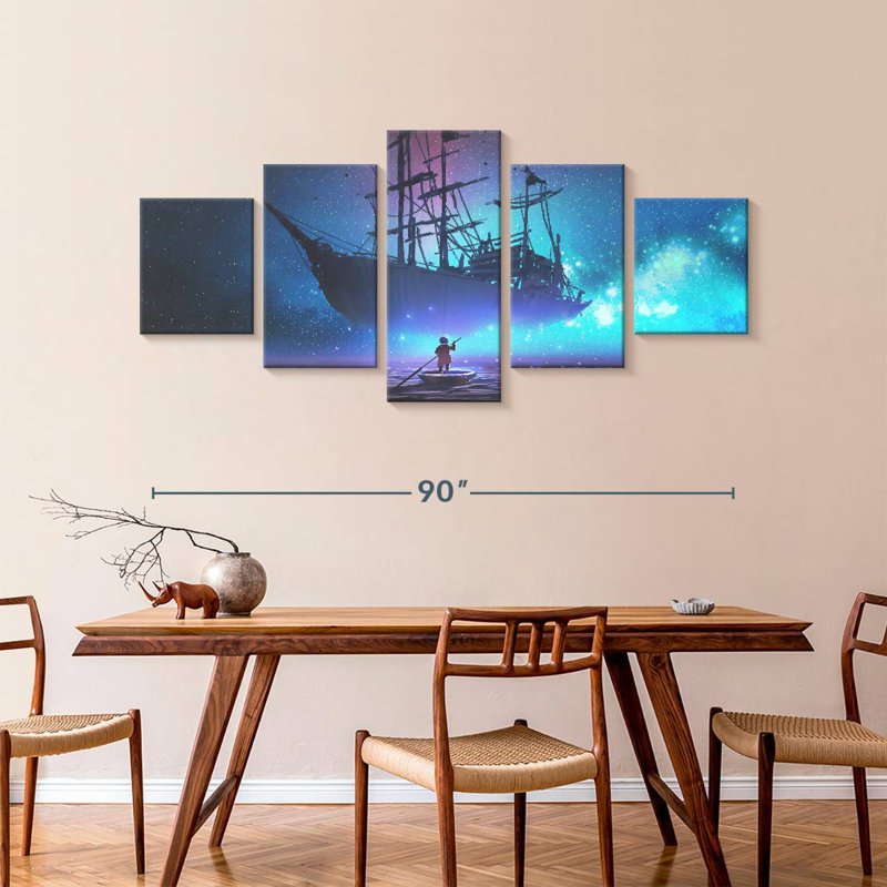 Pirate Galaxy, 42" H x 92" W