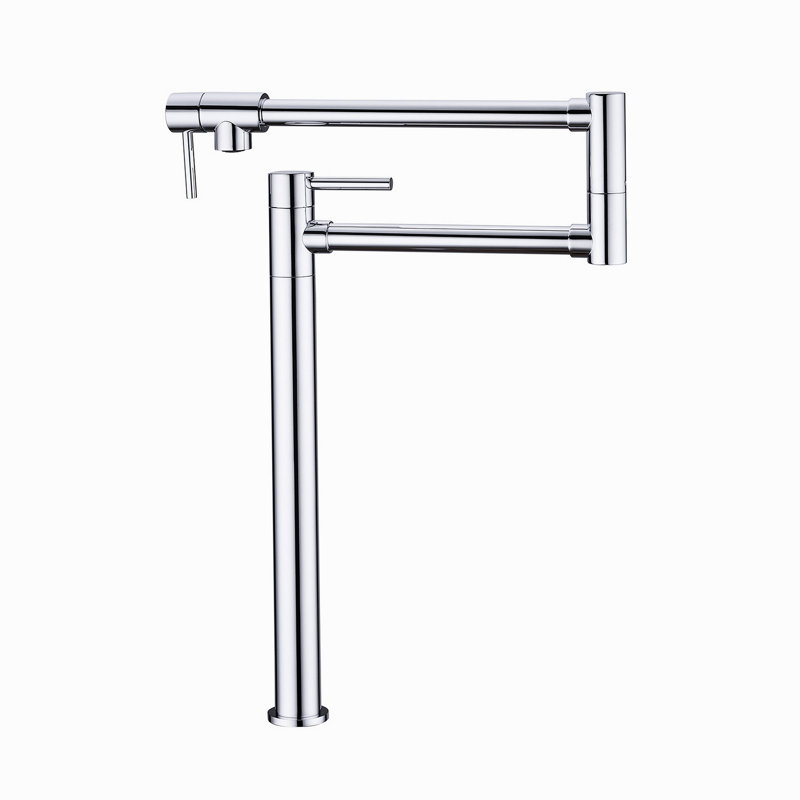 Pot Filler Faucet With Extension Shank, Chrome