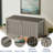 Mars Villa 120 Gallons Water Resistant Durable Resin Deck Box Lockable Outdoor Storage Container For Patio Cushions, Garden Tools, And Yard Accessories, Waterproof And Uv Protected-133397999