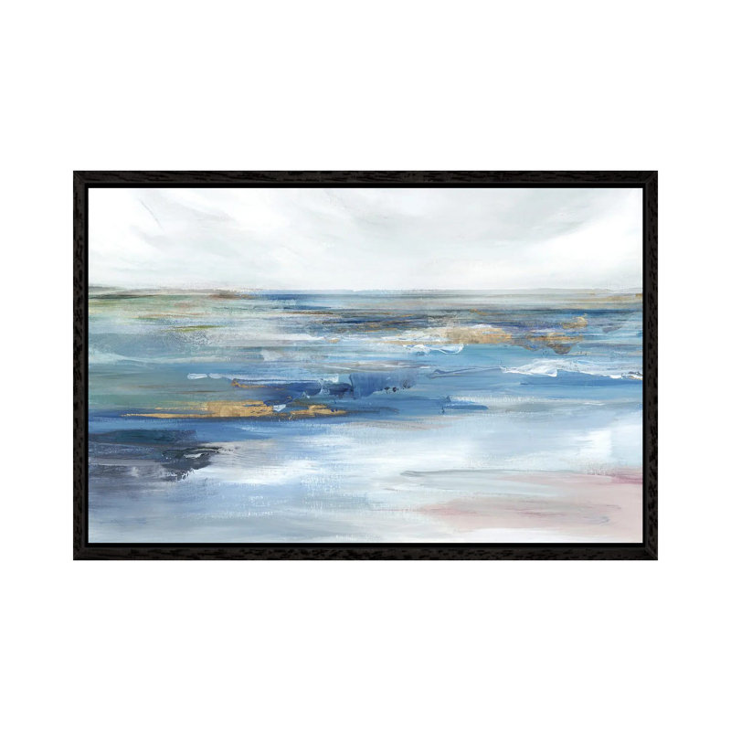 Ocean Kiss by Isabelle Z - Painting on Canvas, Black Framed, 152.5 cm H x 101.5 cm W