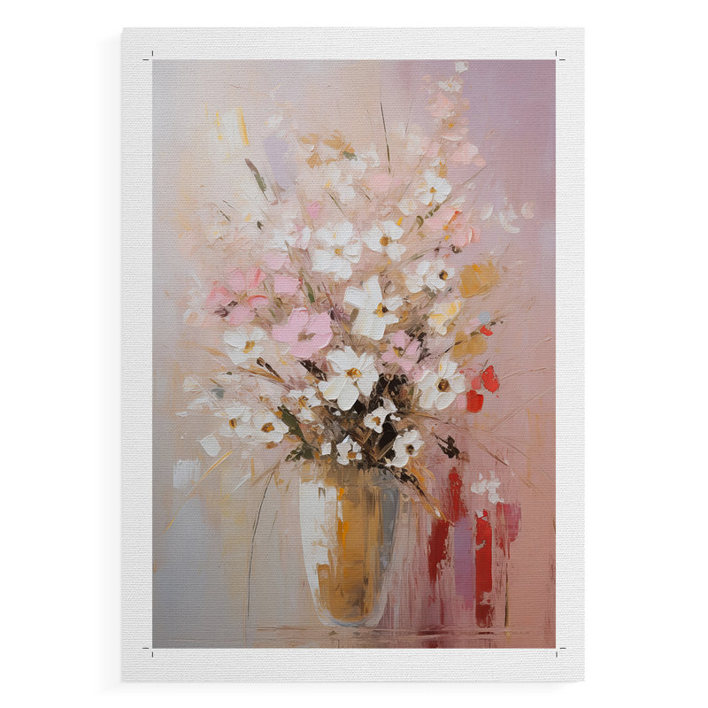 FLORAL Series CECXLI - Impression sur toile seulement - NON-CADRE, H 18 po x l 12 po