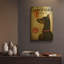 « Doberman Brewing Company », une œuvre murale en métal doré de Ryan Fowler, 30,5 x 40,5 cm-2081959168