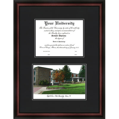 Cadre de diplôme diplomate mountaineers appalachian state NCAA
