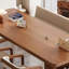 Bureau de direction rectangulaire en bois massif noyer-87189072