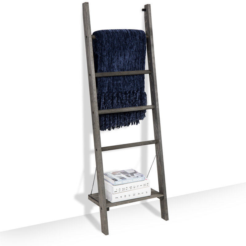 Wood 4 Wall Towel Rack