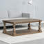 Table basse rétro en placage de pin-2139516378