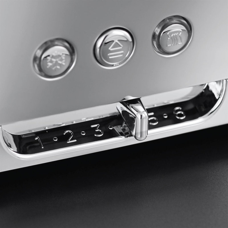 Russell Hobbs Luna Copper 2 Slice Toaster Long Slot with Lift & Look