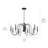 Karthe 9 - Light Steel Dimmable Chandelier-1773410222