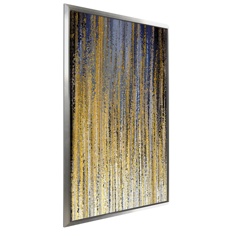 Majesty in the Heavens. Hebrews 8 1 - Print on Canvas, 33.5" H x 21.5" W, Grey Floater Frame