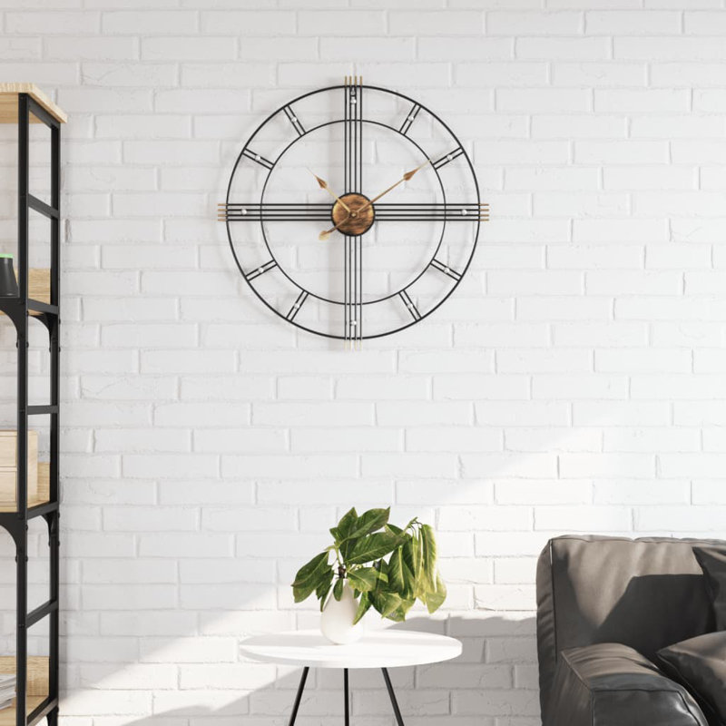 Alzira Iron Wall Clock