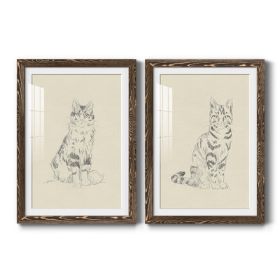House Cat III Premium encadré mat - prêt à être accroché