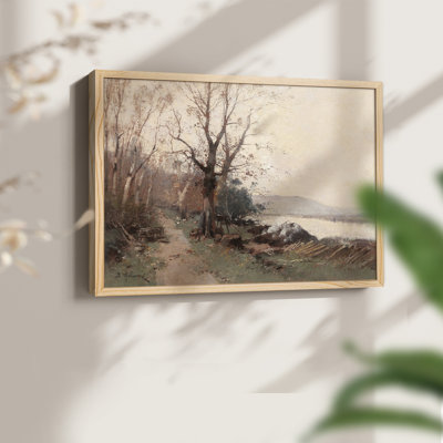 Paysages rétro-CCVVII - reproduction encadrée
