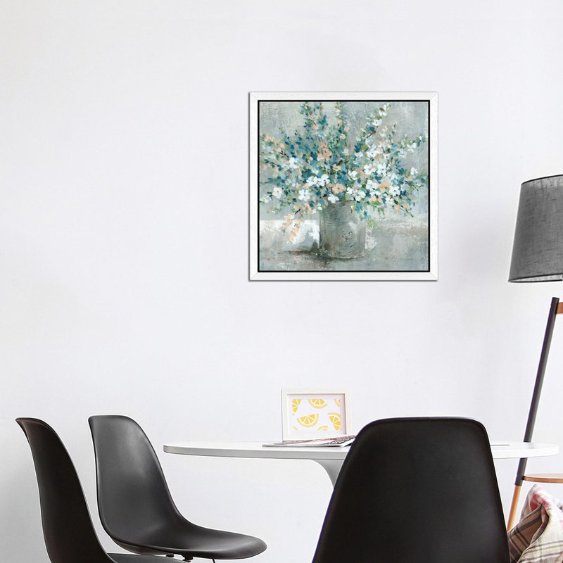 Gathered From The Farm by Carol Robinson - Wrapped Canvas Painting, 45.72 cm H x 45.72 cm W, White Framed