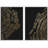 Tree Rings " Black Tan Ring Spiral " 2 - Pieces-98554591-98554592