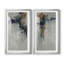 Traction I - Encadré sous verre, ensemble de 2, grand tableau pour salon-1258504067-1258504065