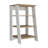 Linen Cabinet Jenne, Four Open Shelves, Light Oak / White Finish-468689687