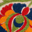 Tapis intérieur/extérieur Bernia floral ivoire/rouge/vert-29264725