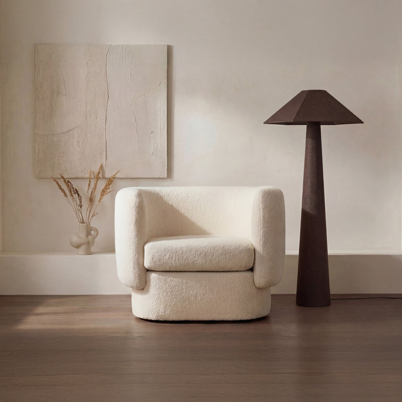 Gigi Floor Lamp Cream, Brown, Brown