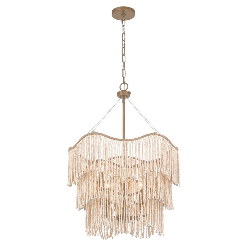 Melia 6-Light Pendant in Cypress by Breegan Jane