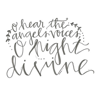 Oh Night Divine 2 - Wrapped Canvas Art Prints