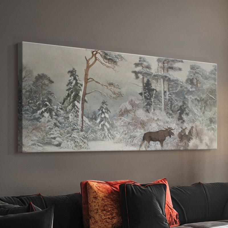 Série paysage - CDII - Toile tendue avec châssis - Prêt à accrocher, H 12 po x l 30 po